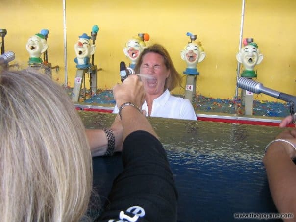 Ali takes one for the team at a work offsite.