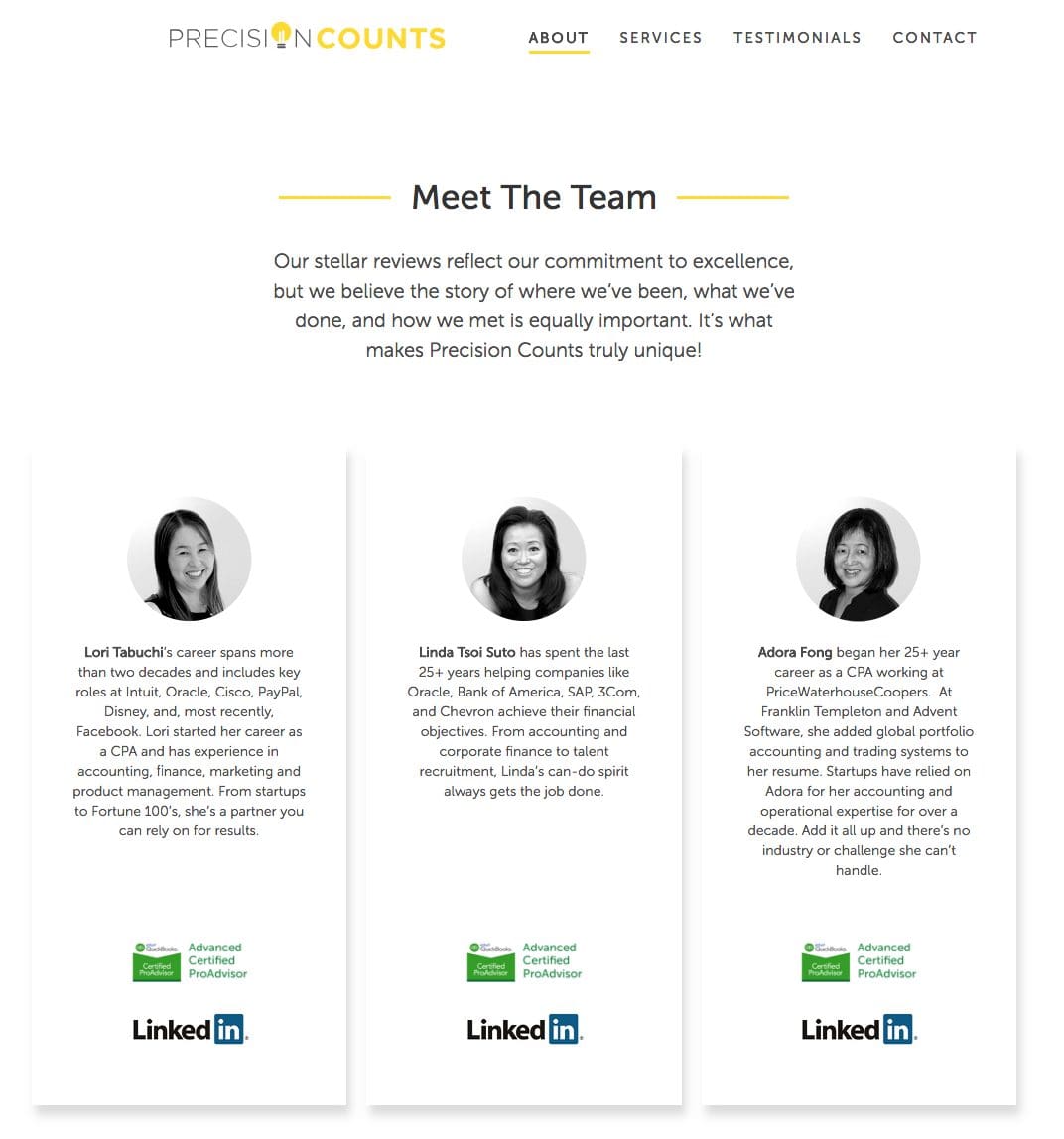 Precision Counts about