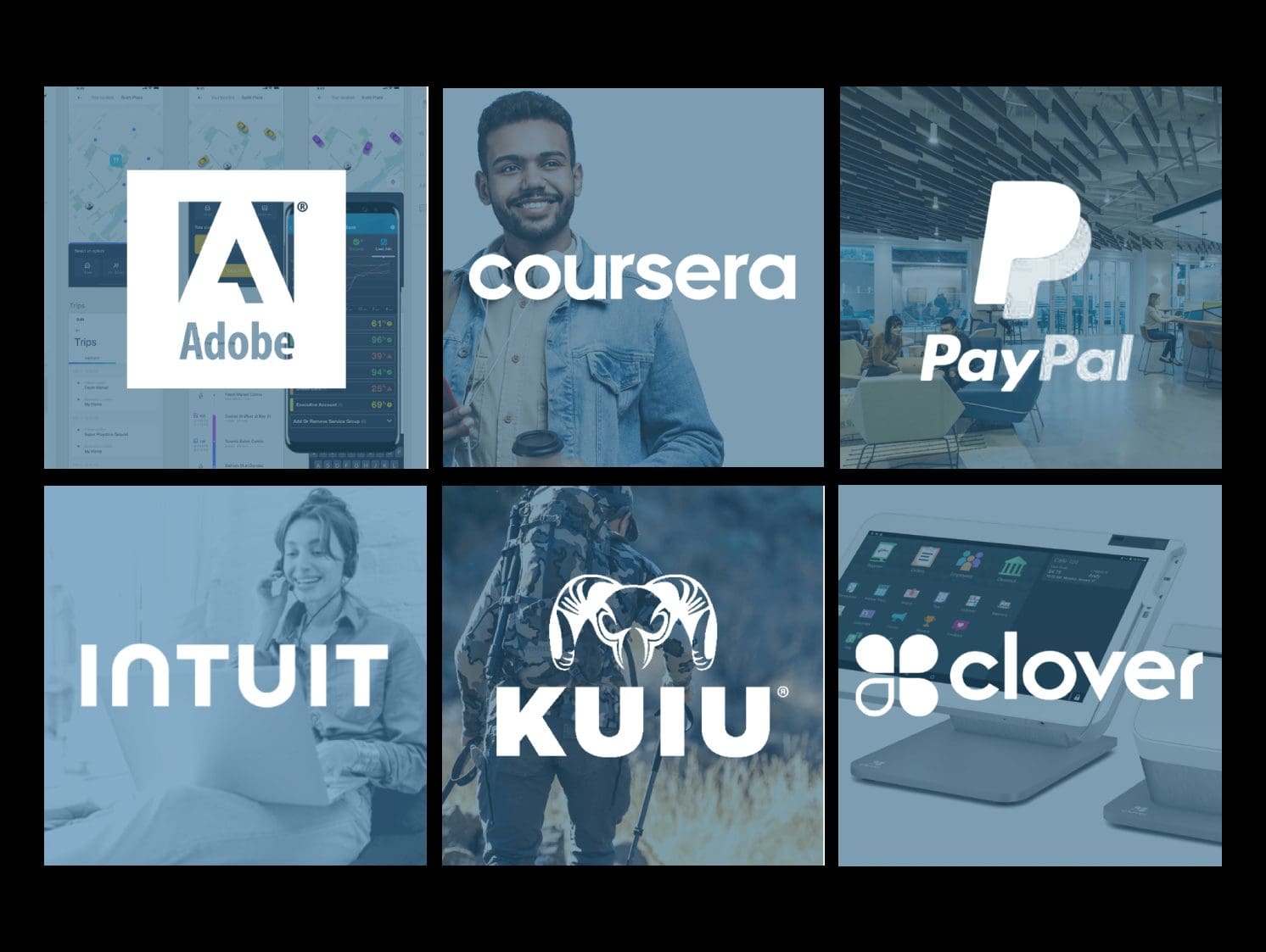 Six case study covers that EM Marketing has created